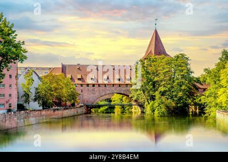 Altstadt von Nürnberg, Deutschland Stockfoto