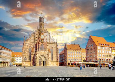 Altstadt von Nürnberg, Deutschland Stockfoto