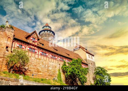 Altstadt von Nürnberg, Deutschland Stockfoto