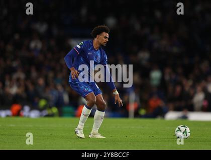 3. Oktober 2024; Stamford Bridge, Chelsea, London, England: UEFA Europa Conference League Football, Chelsea gegen Gent; Renato Veiga aus Chelsea Stockfoto