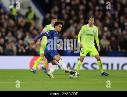 3. Oktober 2024; Stamford Bridge, Chelsea, London, England: UEFA Europa Conference League Football, Chelsea gegen Gent; Joao Felix aus Chelsea Stockfoto