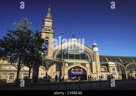 Hauptbahnhof in Hamburg, Deutschland, Hauptbahnhof in Hamburg, Deutschland Stockfoto