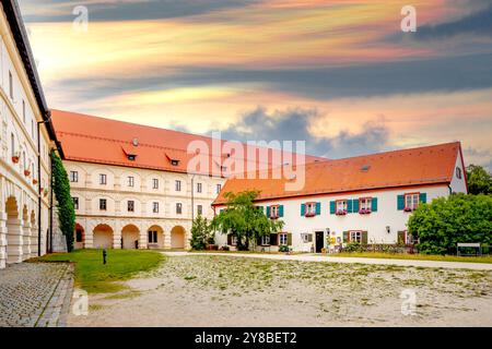 Altstadt von Weissenburg in Bayern Stockfoto