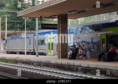 ITALIEN LES CINQ TERRES BALLADE ENTRE CAMOGLIA UND LEVANTO VIA MONTARETTO & BONASSALA Stockfoto