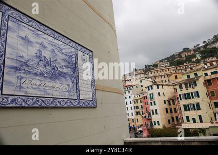 ITALIEN LES CINQ TERRES BALLADE ENTRE CAMOGLIA UND LEVANTO VIA MONTARETTO & BONASSALA Stockfoto