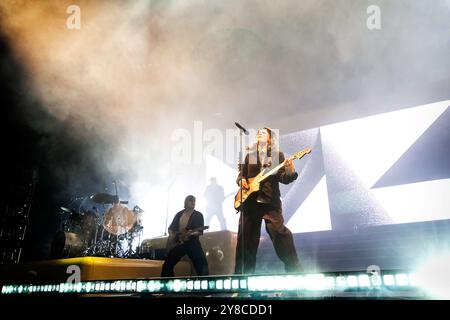 Oslo, Norwegen. Oktober 2024. Die norwegische Sängerin, Songwriterin und Musikerin Girl in Red gibt ein Live-Konzert im Oslo Spektrum in Oslo. Stockfoto