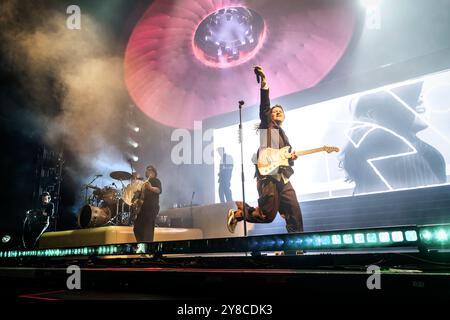 Oslo, Norwegen. Oktober 2024. Die norwegische Sängerin, Songwriterin und Musikerin Girl in Red gibt ein Live-Konzert im Oslo Spektrum in Oslo. Stockfoto