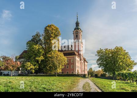 Wallfahrtskirche Birnau am Bodensee, Uhldingen-Mühlhofen, Baden-Württemberg, Deutschland Stockfoto