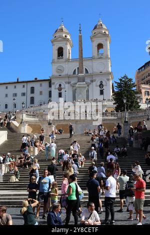 Spanische Treppe, Piazza di Spagna, Rom, Italien Stockfoto