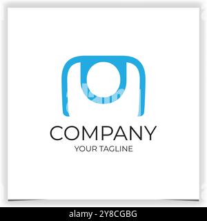 Vektor der Designvorlage für das Kameramodell Stock Vektor