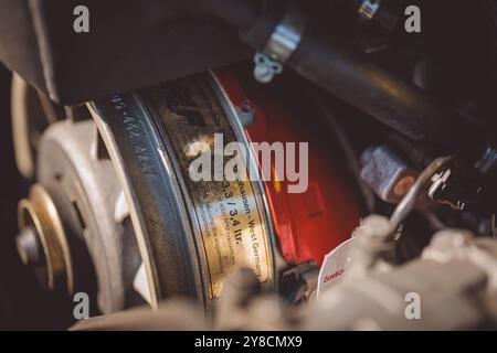 1987 Porsche 911 930 Ruf 3,4 BTR fotografiert in der Herbstlandschaft Stockfoto