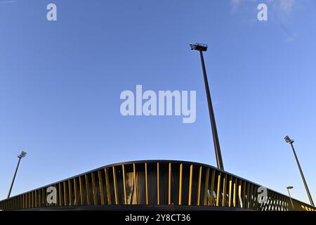 HELMOND, 10.04.2024, GS Staalwerke Stadium, Niederländisch Keukenkampioen divisie, Saison 2024-2025. Helmond Sport - Jong Ajax. Neues Stadion Helmond Sport Stockfoto