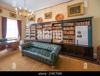 Innenraum von Brodick Castle, Brodick, Isle of Arran, Schottland, Großbritannien Stockfoto