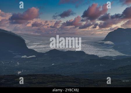 6. September 2024: Südnorwegen der Hardangerj¿kulen Gletscher bei Finse, Norwegen Stockfoto