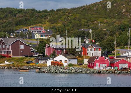 Ostküste von St. Anthony, Neufundland, Kanada Stockfoto