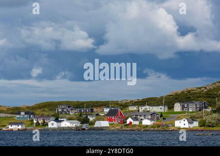 Ostküste von St. Anthony, Neufundland, Kanada Stockfoto