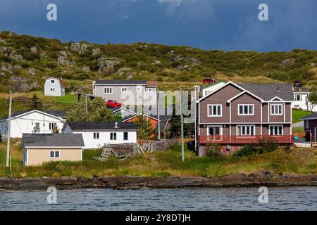 Ostküste von St. Anthony, Neufundland, Kanada Stockfoto