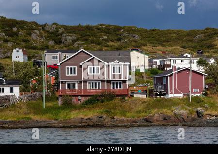 Ostküste von St. Anthony, Neufundland, Kanada Stockfoto