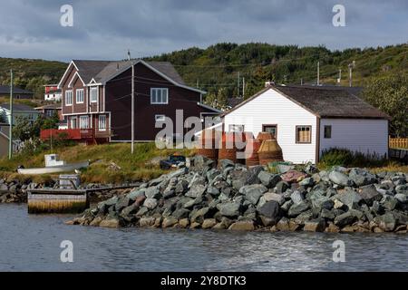 Ostküste von St. Anthony, Neufundland, Kanada Stockfoto