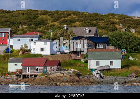 Ostküste von St. Anthony, Neufundland, Kanada Stockfoto