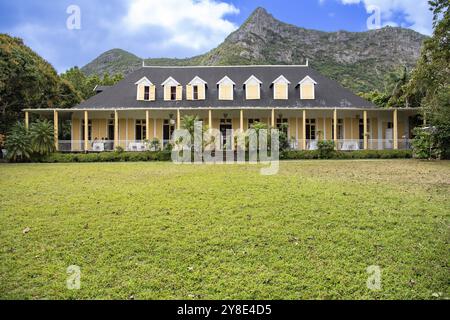 Maison Eureka, Moka, Indischer Ozean, Insel, Mauritius, Afrika Stockfoto