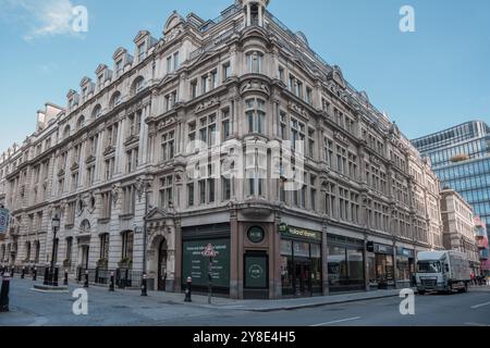 London paddington Station und London City, Leadenhall Market architektonische Details Stockfoto