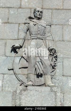 Monumento a los Heroes de Iquique (Denkmal der Iquique-Helden) in Santiago de Chile Stockfoto