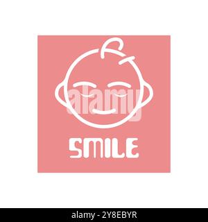 Lächeln Happy Icon Vektor Illustration Design Symbol Vorlage Stock Vektor