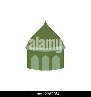 Moschee islamisches Logo Icon ramadhan kareem Vektorvorlage Stock Vektor