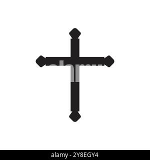 Kirche Logo Vektor ilustration Vorlage Stock Vektor