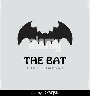Bat Vektor icon logo Vorlage illustration Design Stock Vektor