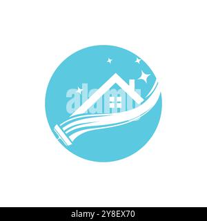 Cleaning Logo Template Vector Symbol Natur Stock Vektor