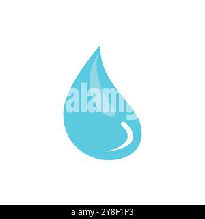 Wassertropfen Logo Vektorelement Business Illustration Symbol und Design Stock Vektor