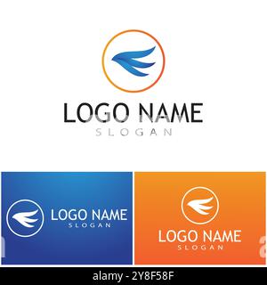 Wasser Wellen Symbol Vektor Grafik Design logo Stock Vektor