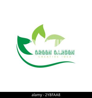 Leaf-Symbol Vektor-Illustration Design Logo-Vorlage Stock Vektor