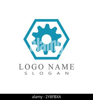 Gang Logo Vorlage Vektor icon Abbildung design Stock Vektor