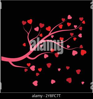 Zweig Baum Vektor illustration Sommer Herbst clipart clipart Natur Wald Stock Vektor