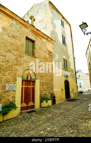 Historisches Zentrum von Alghero, Sardinien. Italien Stockfoto