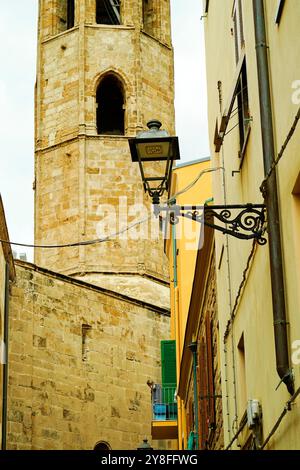 Historisches Zentrum von Alghero, Sardinien. Italien Stockfoto