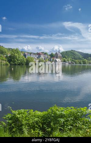Beyenburger Stausee Stausee,Wuppertal,Bergisches Land,Nordrhein-Westfalen,Deutschland Stockfoto