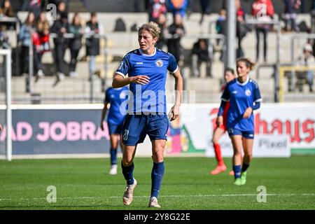 Freiburg, Deutschland. Oktober 2024. Bianca Schmidt (1. FFC Turbine Potsdam, #20) GER, SC Freiburg - 1. FFC Turbine Potsdam, Frauen-Fussball, Google Pixel Frauen-Bundesliga, 5. Spieltag, Saison 2024/2025, 05.10.2024 DFB-VORSCHRIFTEN VERBIETEN JEDE VERWENDUNG VON FOTOGRAFIEN ALS BILDSEQUENZEN UND/ODER QUASI-VIDEO Foto: Eibner-Pressefoto/Thomas Hess Credit: dpa/Alamy Live News Stockfoto