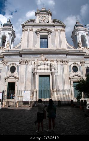 Chiesa dei Girolamini a Napoli o San Filippo Neri Stockfoto