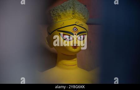 Das Idol der hinduistischen Göttin Durga. Stockfoto