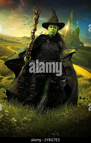 CYNTHIA ERIVO in WICKED (2024), Regie: JON M. CHU. Quelle: UNIVERSELLE BILDER/Album Stockfoto