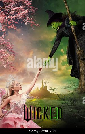 WICKED (2024), Regie: JON M. CHU. Quelle: UNIVERSELLE BILDER/Album Stockfoto