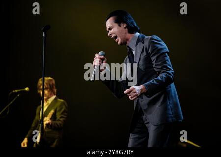 Nick Cave and the Bad Seeds in Hovet in Stockholm, Oktober 2024 (Wild God Tour) Stockfoto