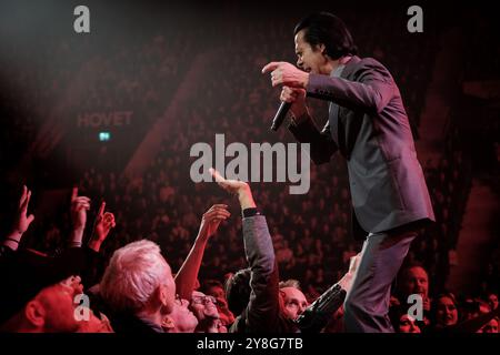 Nick Cave and the Bad Seeds in Hovet in Stockholm, Oktober 2024 (Wild God Tour) Stockfoto