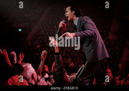 Nick Cave and the Bad Seeds in Hovet in Stockholm, Oktober 2024 (Wild God Tour) Stockfoto