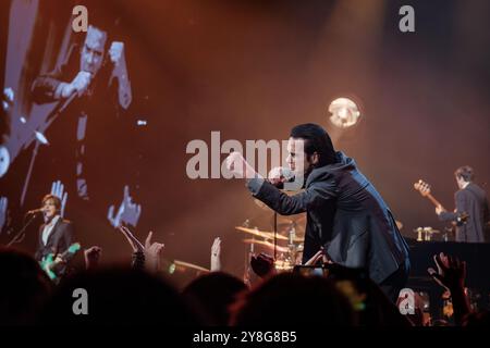 Nick Cave and the Bad Seeds in Hovet in Stockholm, Oktober 2024 (Wild God Tour) Stockfoto