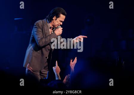 Nick Cave and the Bad Seeds in Hovet in Stockholm, Oktober 2024 (Wild God Tour) Stockfoto